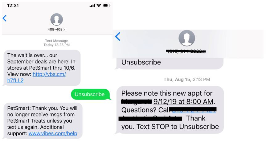 How to Unsubscribe from Text Reminders